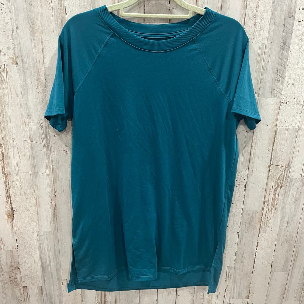 Tek Gear Blue Moisture Wicking Workout Tshirt Womens Size‎ Small Gym Athleisure